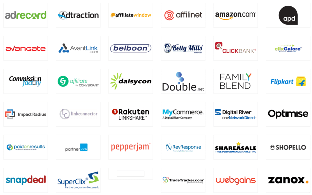 affiliatenätverk datafeedr